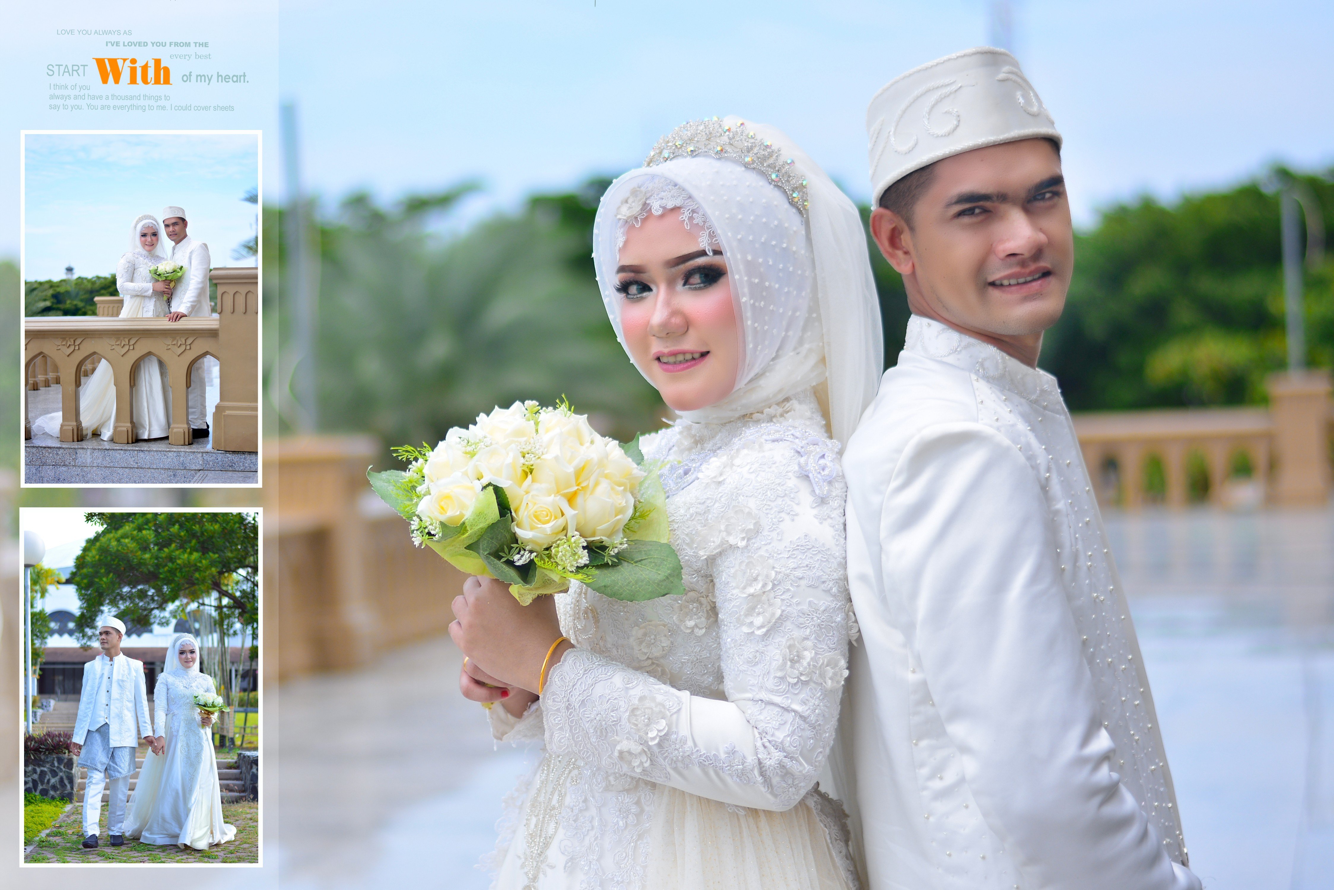 Foto Pre  Wedding  Islamic  Prewedmoto